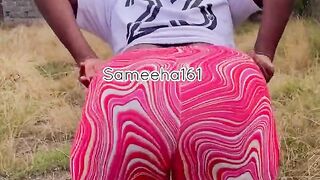 Big Butt MILF Twerking & Spreading Outside - Booty Shake Compilation