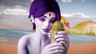 Raven - Beach Resort Bang with Changeling