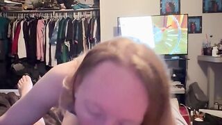 Sage sucking hubby’s knob