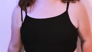 Ravishing young cutie undressing and masturbating for you