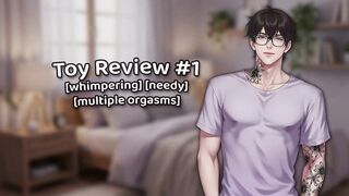 ASMR Solo Toy Experiment #1: Intense Moans and Real Orgasms from first-Time Play - M4A - Male Moans - Toy Review