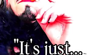 Drag King Femboy falls in love with huge sex toy that destroys her pussy and heart (but takes it anyway)