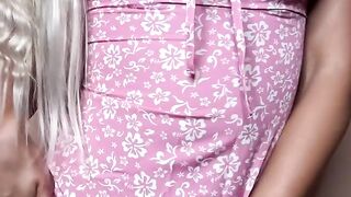 JOI + Cum drinking instructions at END hot TEEN GOLDEN-HAIRED