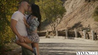 Latin honey Seduced by Mature Stud, Outdoor Scenes