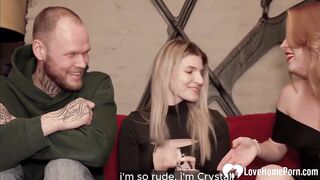 My gf finally let me fuck her and her stepsister at the same time.