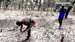 Village couple ,loves riding, sucking, stretching pussy on BBC milf angel ,after farm work