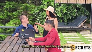 I LET ONE OF MY STEPFATHER'S WORKERS FUCK MY BUTT WHILE THIS STUD DOES BUSINESS WITH MY BOYFRIEND.