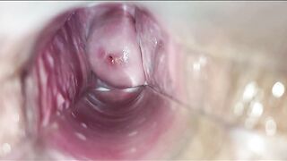 Throbbing orgasm inside pussy