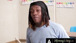 MAMAS BOY - Big Breasts Teacher Lolly Dames Shows His Students Rod Fits Perfectly In Her Booty