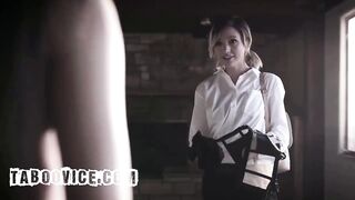 Homeless Man Fucks two Bratty Sweethearts in a Abandoned House