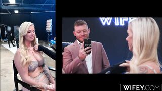 WIFEY BBC Loving Blonde Hotwife Ashley Gets Banged Hard Whilst Hubby Films