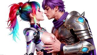 AI-Generated Hentai: Exploring Intimate Moments with Emphasis on Kissing and Blowjobs (AI Generated)