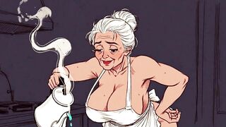 Ai Matures in Kitchens with Big Tits