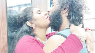 Malayali Hot Couple Intense Lip Lock – Wild Romance to Rough Sex