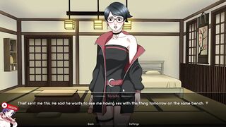 SARADA UCHIHA screwed in public in Konoha. The majority meaty woman in Naruto
