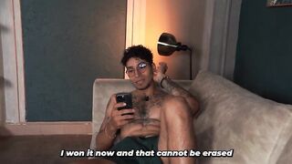 Stepbrother unintentionally shows his schlong to his slim stepsister, and she wants to see it.