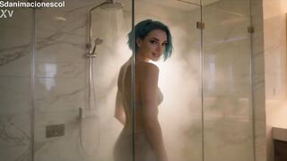 Bulma: The Blue-Haired Scientist Desires It All — 3some BJ AI Porn Spanish Audio