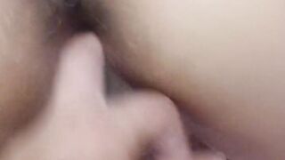 Finger in twat and taken from behind