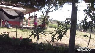 Latina Golden-haired Kathy Solis Gets Oiled And Screwed By Her Boyfriend - CARNE DEL MERCADO