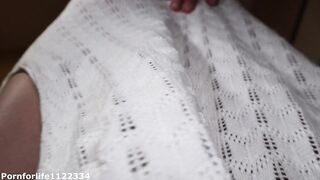 Neighbour complimented my new dress and this chab even lifted it up and banged me standing with his giant weenie