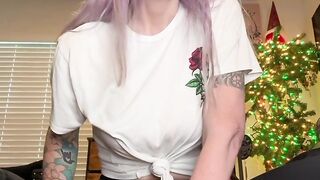 6'7" / 200cm Tall Amazon Giantess Femdom-domme Times Herself Chugging a Bottle of Water....Then makes a Bong!?