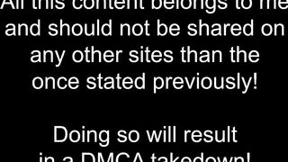 Stuffing my panties in my milf snatch