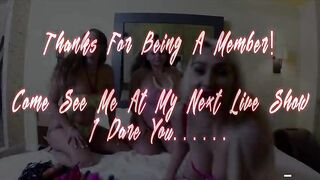 Nina & Miss & Betty Explore Their Oozing Pussies Together!