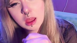 Your Hawt Busty Golden-haired DATE deepthroats your DICK