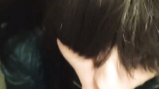 Oral-job-sex in my silk pyjamas