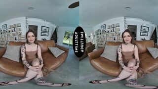 UP CLOSE VR - POV Tattooed PAWG Sweetheart Vanessa Vega Wishes YOU To Be Rough With Her