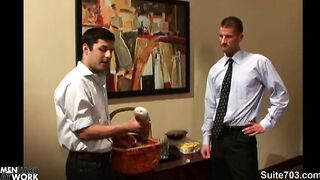 Naughty gay gets ass drilled