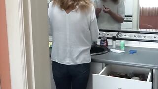 Stepbrother shows me his big dong and asks me to have sex, I start to get lewd and accept