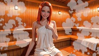 Slutty Atom Eve Gets Ass Banged & Facialized by Stranger in Sauna - 3D AI Generated