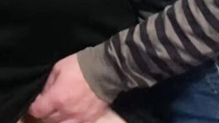 Sexually excited Perv Fingering Girl Below Dress in Public