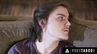 PURE TABOO Angry Lauren Phillips Catches Pervert Virgin Stepson Snooping Where This man Shouldnt Be