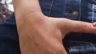 Public extreme milf show her taut pussy