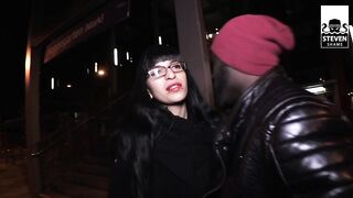 WILD INTERRACIAL SEX: She swallowed my BBC at the PARK: Zeyna - StevenShameDating