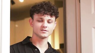 Nerdy femboy Jeremy Gal with glasses anal drilled by Enzo Muller! Jeremy Angel loves her books, but this man loves to have gay sex even more!