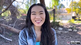 Real Teens - Asian Teen Does Her first Porn Casting Scene