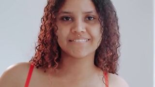 Bukkake Latin - Caro Canela Colombian nymphomaniac receives milk in large quantities.