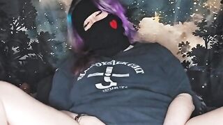 Desperation, masturbation, cumming and pissing doggystyle