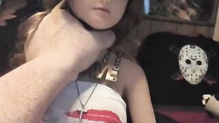 Fucked my Elf Jmdoll in her V-Day Cowgirl Outfit Creamed her Twat