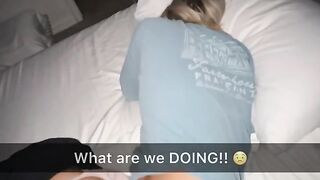 Sharing Daybed With Stepsis Gone Wrong – Stepbro Accidentally Creampies Constricted Vagina While Parents Next Door