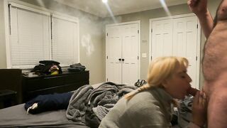 Alice is a cute little golden-haired in pig tails and shes such a little whore for it sucking ramrod and getting railed out in doggy