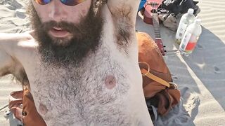 Bawdy Hiker on The Beach