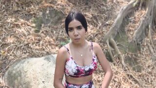I met her in the mountains and out of nowhere we ended up having sex in my car