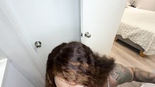 Massive Boobs & Biggest Ass Amora Luvs Gets Her Hairy Pussy Pounded Hard