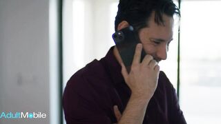 ADULTMOBILE - Ebony Playgirl Finds Out About Her Sister's Stud's Affair And Comes to a conclusion To Educate Him A Sloppy Lesson
