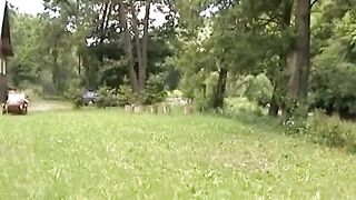 This honey Is German Sweetheart Who Likes to Get Her Gap Fucked in Outdoor Session