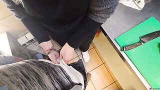 Fucked the cook at work Cum Panties